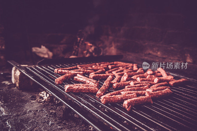 Čevapčiči on the Grill